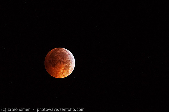 Lunar eclipse during Northern Winter Solstice